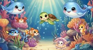 kit digital fundo do mar png gratis