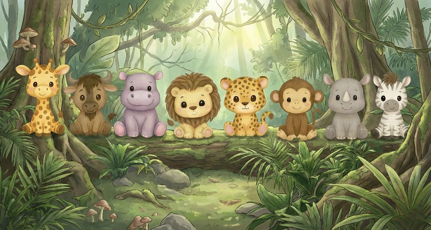 Kit Digital Safari 01 – PNG para Baixar Grátis