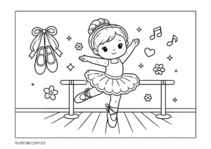 desenho de bailarina para colorir desenho de bailarina para colorir