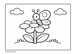desenho de borboleta para colorir