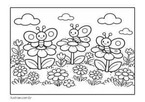 desenho de borboleta para colorir
