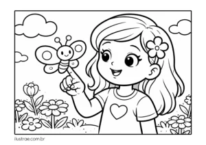 desenho de borboleta para colorir
