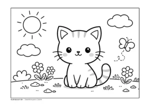 desenho de gato para colorir desenho de gato para colorir
