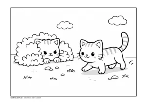desenho de gatinhos para colorir desenho de gatinhos para colorir