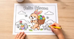 pascoa para colorir